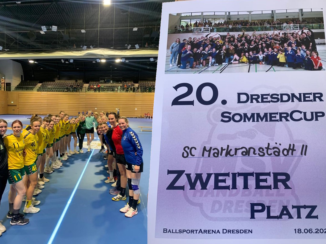 2. Platz beim Dresdner Sommercup